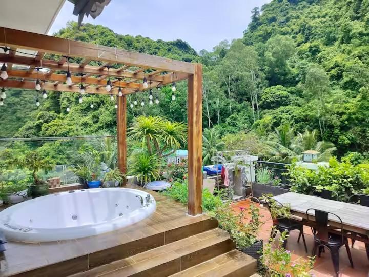 Chan Chau Catba Backpackers Hostel & Pool Bar חדר תמונה