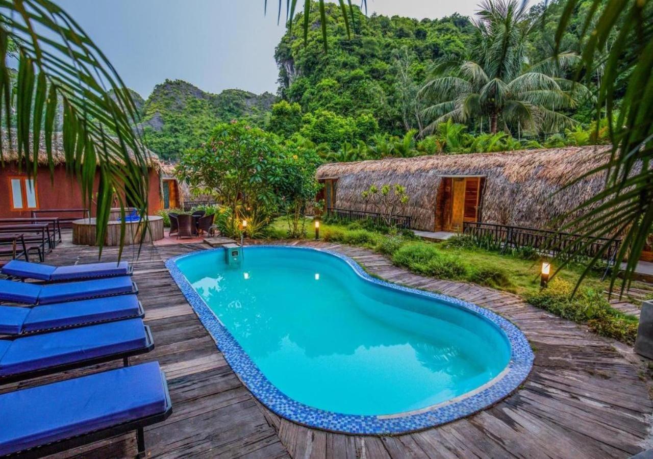 Chan Chau Catba Backpackers Hostel & Pool Bar מראה חיצוני תמונה